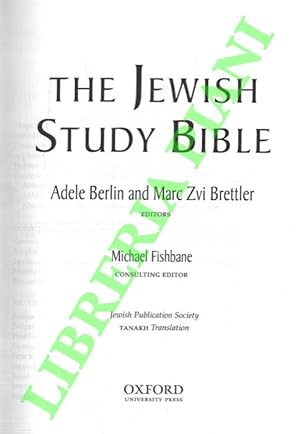 The Jewish Study Bible. Tanakh Translation.