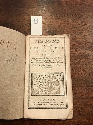 Almanacco detto delle fiere per l'anno bisestile 1808 che contiene il Giornale de' Santi, il leva...