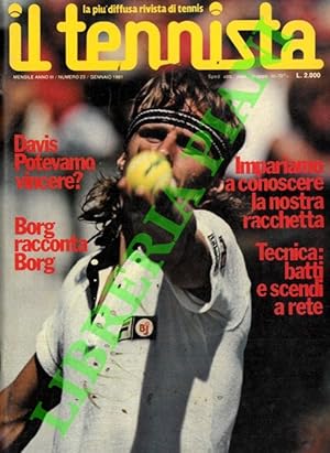 Il tennista. La più diffusa rivista di tennis. 1981.