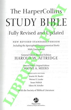 The HarperCollins Study Bible. Fully Revised and Updated.