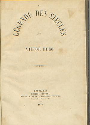 La Légende des siècles. E.O. en un volume.
