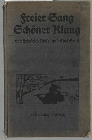 Immagine del venditore per Freier Sang, schner Klang : Gesangschule und Liederbuch fr hhere Knaben- und Mdchenschulen und Mittelschulen. Teil 1 (Die drei ersten Schuljahre). Nach den ministeriellen Bestimmungen zum Gesangunterricht vom 21. Juni 1910 bearbeitet und herausgegeben von Friedrich Diesel und Carl Graff. Bilder von Martha Ebeling. venduto da Ralf Bnschen