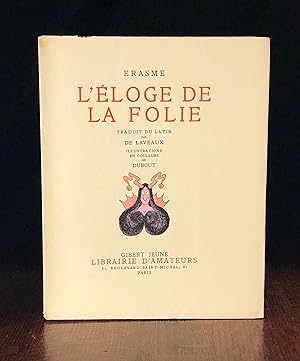 Image du vendeur pour L'Eloge de la Folie [In Praise of Folly] mis en vente par Moroccobound Fine Books, IOBA