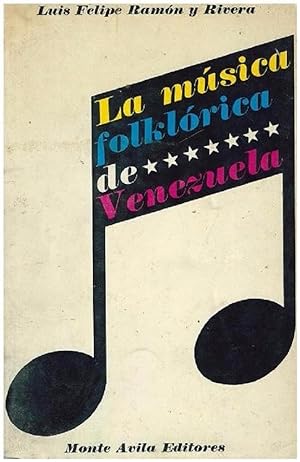 Imagen del vendedor de La Msica Folklorica De Venezuela (Spanish Edition) a la venta por Von Kickblanc