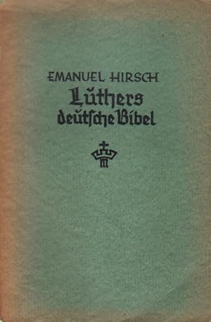 Bild des Verkufers fr Luthers deutsche Bibel. zum Verkauf von Versandantiquariat Boller