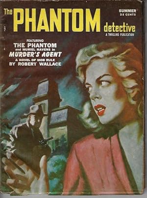 Imagen del vendedor de THE PHANTOM DETECTIVE: Summer 1953 ("Murder's Agent") a la venta por Books from the Crypt