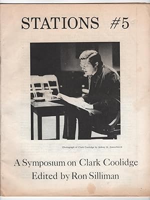 Bild des Verkufers fr Stations 5 (Winter 1978) - A Symposium on Clark Coolidge edited by Ron Silliman zum Verkauf von Philip Smith, Bookseller