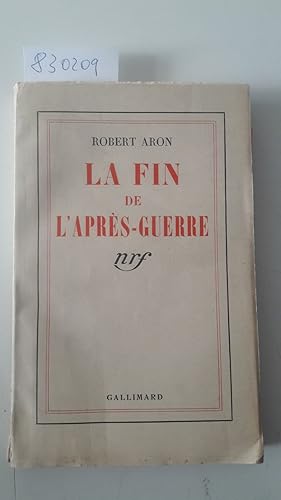 La Fin de l'après-guerre