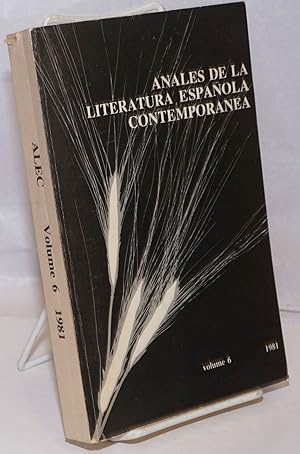 Imagen del vendedor de 8 de la Literatura Espanola Contemporanea: Volume 6, 1981 a la venta por Bolerium Books Inc.
