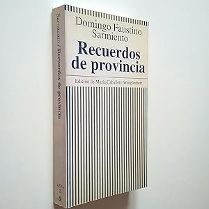 Seller image for Recuerdos de provincia for sale by MAUTALOS LIBRERA