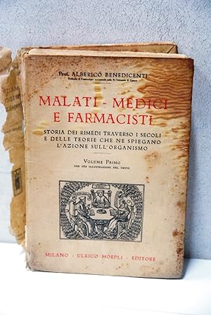 Seller image for malati medici e farmacisti solo volume 1 primo, opera cpl. costa da riprendere for sale by STUDIO PRESTIFILIPPO NUNZINA MARIA PIA