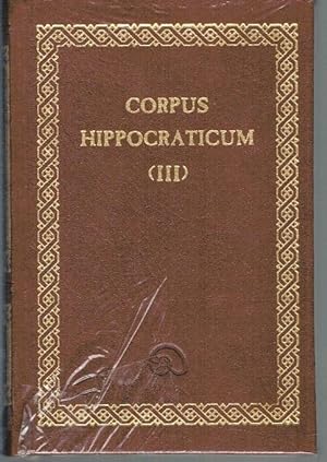 Seller image for CORPUS HIPPOCRATICUM (III) (NUEVO) for sale by Librera Dilogo