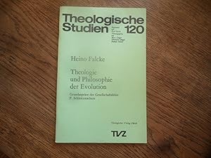 Bild des Verkufers fr Theologie und Philosophie der Evolution. Grundaspekte der Gesellschaftslehre F. Schleiermachers. zum Verkauf von Antiquariat Floeder