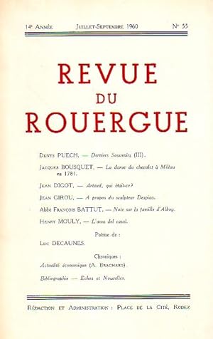 Revue du Rouergue - Tome XIV - N°55