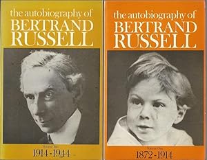 The Autobiography of Bertrand Russellm Volume One 1872-1914 & Volume Two 1914-1944 (Two Volumes)