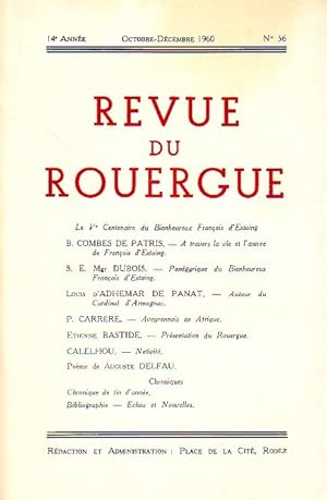 Revue du Rouergue - Tome XIV - N°56