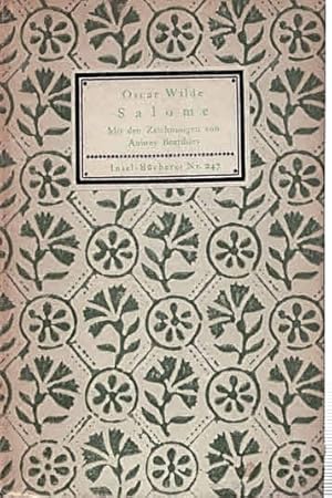 Bild des Verkufers fr Salome. Tragdie in einem Akt (IB 247). bertragen von Hedwig Lachmann. 1.-10. Tsd. zum Verkauf von Antiquariat & Buchhandlung Rose