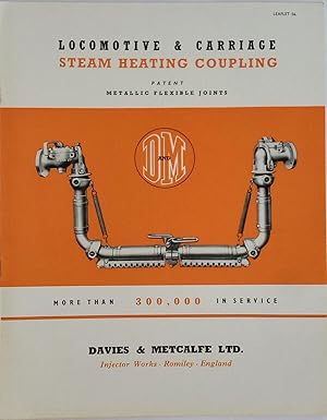 Bild des Verkufers fr Locomotive & Carriage Steam Heating Coupling. Leaflet S6 zum Verkauf von The Book House  (PBFA)