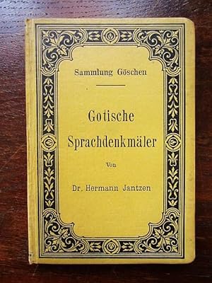 Seller image for Gotische Sprachdenkmäler. Sammlung Göschen for sale by Rudi Euchler Buchhandlung & Antiquariat