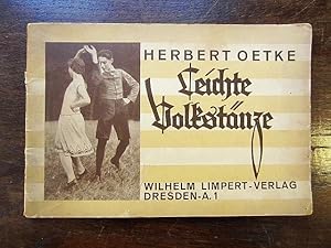 Seller image for Leichte Volkstnze. Im Auftrage der Mrkischen Tanzbewegung heraudgegeben. Musiksatz fr mehrere Instrumente oder Klavier allein von Hermann Horenburg for sale by Rudi Euchler Buchhandlung & Antiquariat