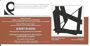 Image du vendeur pour Albert Rubens - set of 7 announcements / documents mis en vente par The land of Nod - art & books