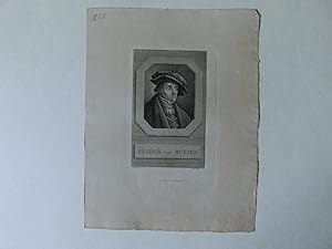 Bild des Verkufers fr Brustbild des Ullrich von Hutten nach halbrechts im Achteck zum Verkauf von Magdeburger Antiquariat
