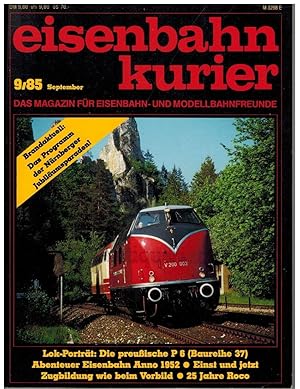 Seller image for Eisenbahn Kurier 9/85. Das Magazin fr Eisenbahn- und Modellbahnfreunde. Nr. 156. for sale by Dobben-Antiquariat Dr. Volker Wendt