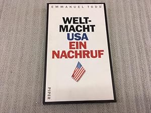 Bild des Verkufers fr Weltmacht USA. Ein Nachruf zum Verkauf von Genossenschaft Poete-Nscht