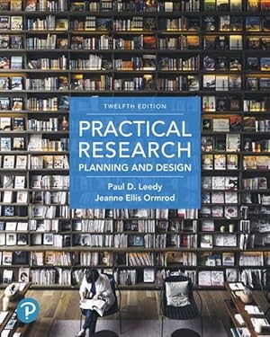 Imagen del vendedor de Practical Research : Planning and Design a la venta por GreatBookPricesUK