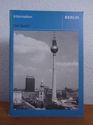 Bild des Verkufers fr Ost-Berlin. Eine Beschreibung politischer und gesellschaftlicher Strukturen zum Verkauf von Antiquariat Weber