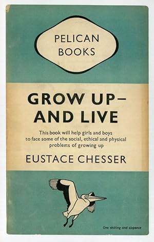 Grow Up & Live Eustace Chesser 1949 Book Postcard