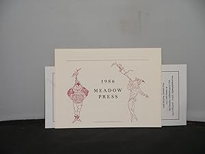 Meadow Press, San Francisco - Two List of Publications for 1986 and 1990