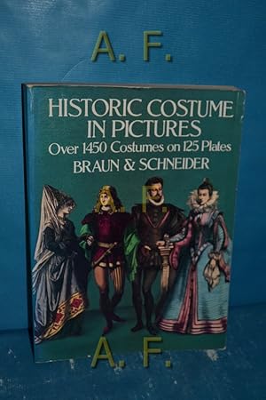 Imagen del vendedor de Historic Costume in Pictures : Over 1450 Costumes on 125 Plates. a la venta por Antiquarische Fundgrube e.U.