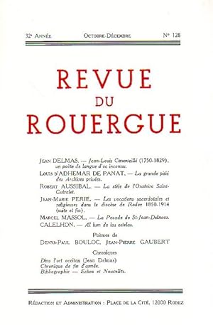 Revue du Rouergue - Tome XXXII- N°128