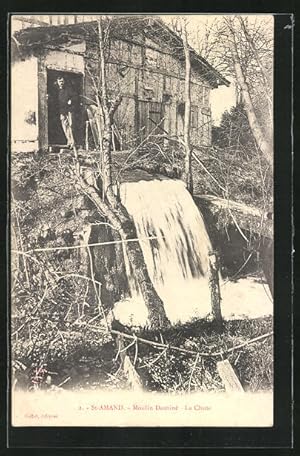 Carte postale Saint-Amand, Moulin Domine, la Chute