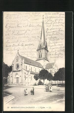 Carte postale Mourmelon-le-Grand, l'Eglise