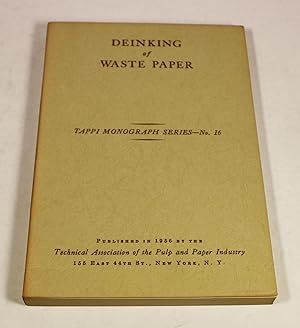 Seller image for Deinking of Waste Paper. for sale by Antiquariat Gallus / Dr. P. Adelsberger