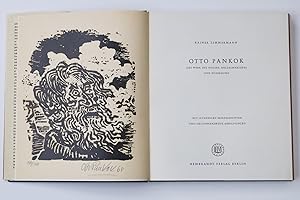 Otto Pankok, Buch mit Original-Holzschnitt Selbstporträt, 1964