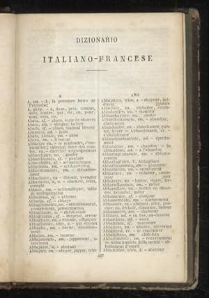 (Dizionario portatile e di pronuncia francese-italiano e italiano-francese composto sul Dizionari...