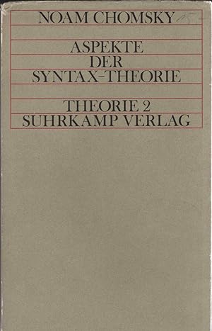 Bild des Verkäufers für Aspekte der Syntax-Theorie. (= Theorie 2.). zum Verkauf von Antiquariat Dirk Borutta
