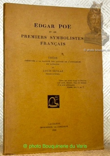 Seller image for Edgar Poe et les premiers symbolistes fran�ais. Th�se. for sale by Bouquinerie du Varis