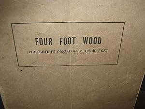 Four Foot Wood Contents In Cords Of 128 Cubic Feet