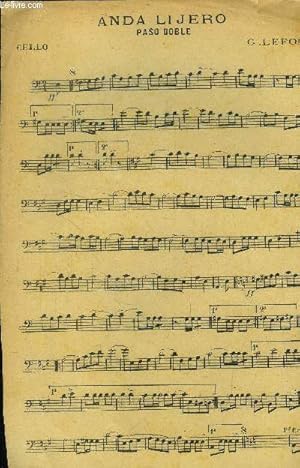 Seller image for Anda lijero paso doble pour violoncelle for sale by Le-Livre