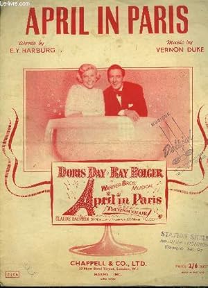 Seller image for April in Paris, pour piano et chant for sale by Le-Livre
