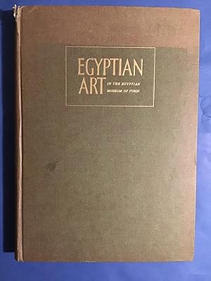 Seller image for EGYPTIAN ART IN THE EGYPTIAN MUSEUM OF TURIN. PAINTINGS, SCULPTURE, FURNITURE, TEXTILES, CERAMICS, PAPYRI for sale by Il Mondo Nuovo