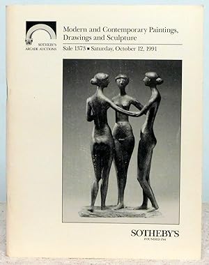 Seller image for Modern and Contemporary Paintings, Drawings and Sculpture Sale 1373 Saturday, October 12, 1991 for sale by Argyl Houser, Bookseller