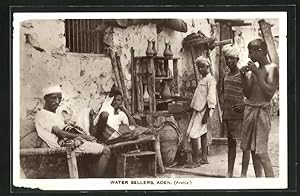 Ansichtskarte Aden, Water Sellers