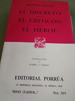 Seller image for DISCRETO - CRITICON - HEROE #315 for sale by Comprococo