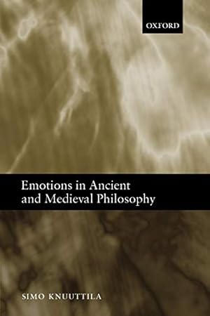Seller image for Emotions In Ancient And Medieval Philosophy for sale by nika-books, art & crafts GbR
