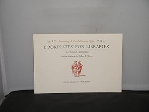 Prospectus for Bookplates for Libraries by Edward Shickell